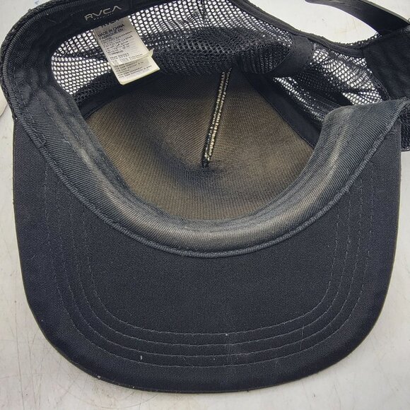 RVCA Islands Balance Box Black Trucker Hat Casual Outdoors Adjustable - Picture 8 of 9